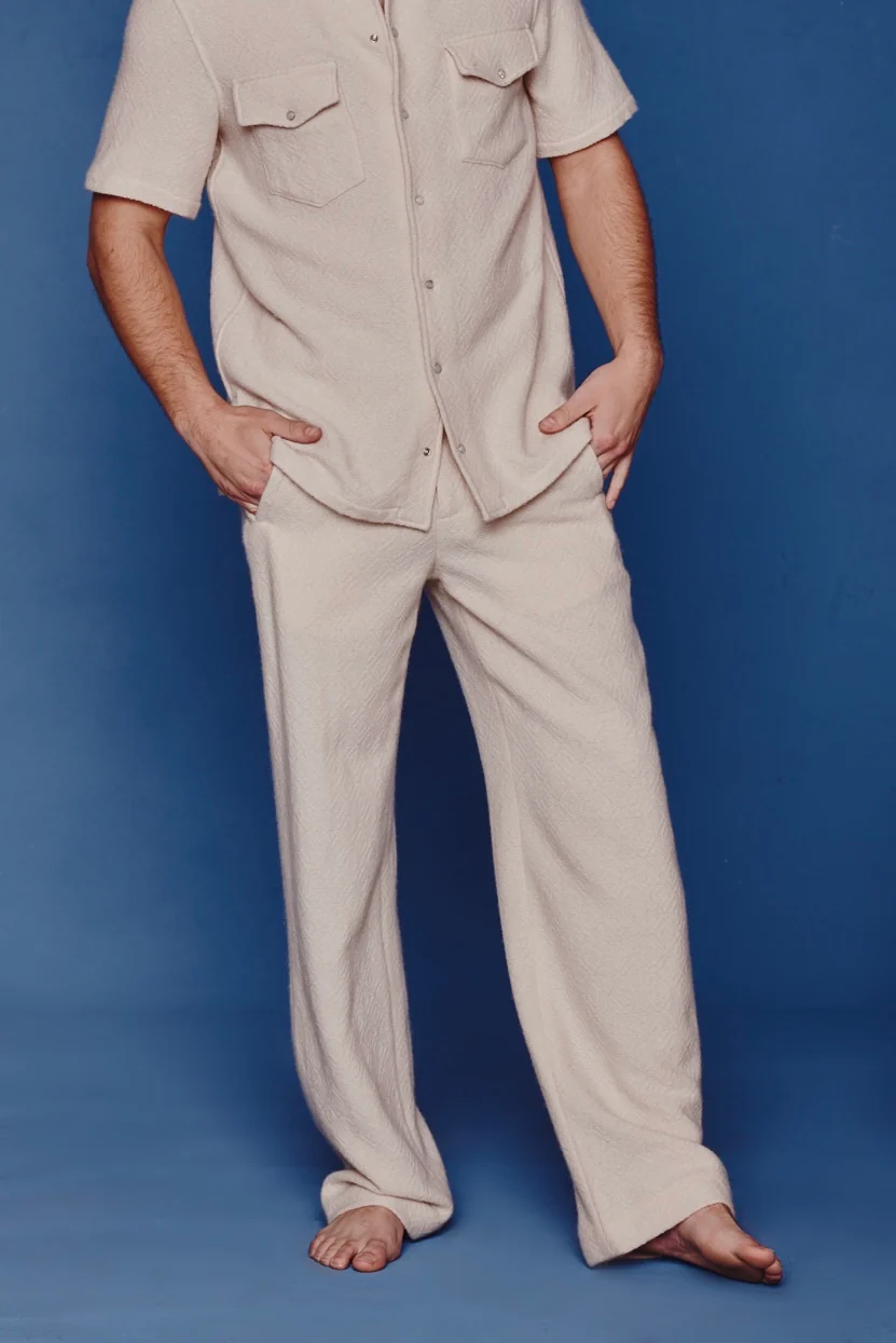 Diamond Cashmere Trouser - Image 4