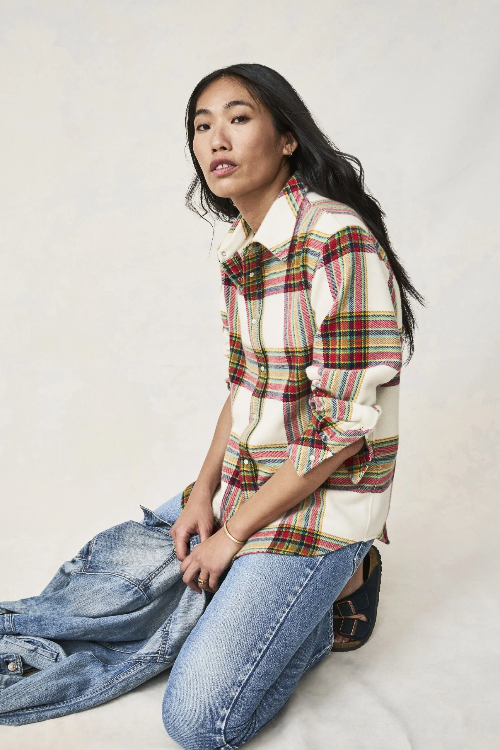 Happy Tartan Cashmere Shirt - Image 5