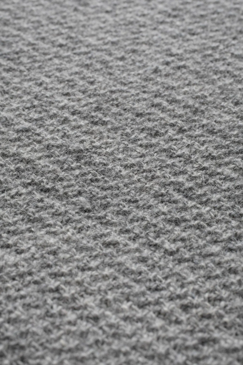 Heather Grey Signature Knit Cashmere T-Shirt - Image 4