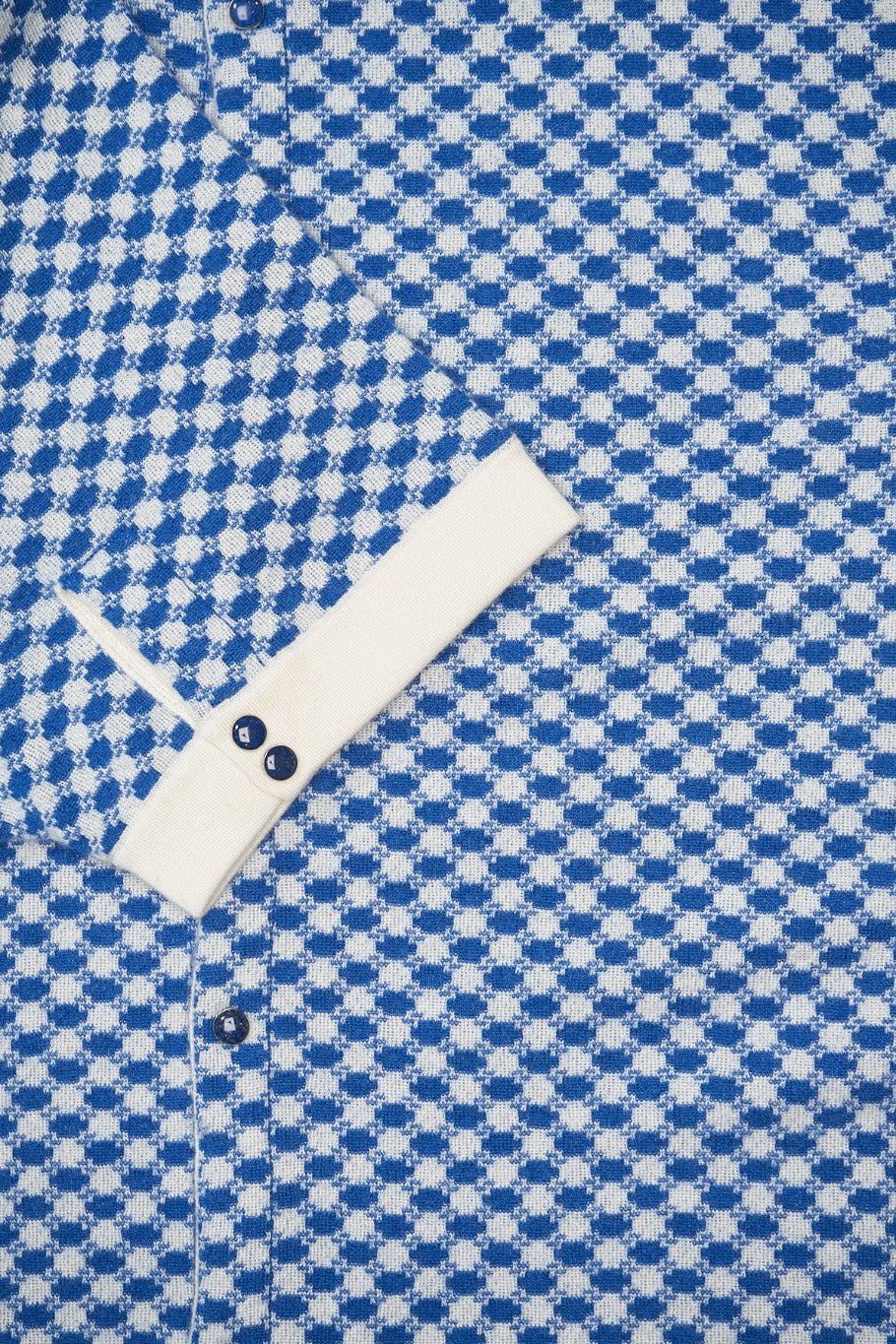 Lapis Dot Cashmere Boat Shirt - Image 3