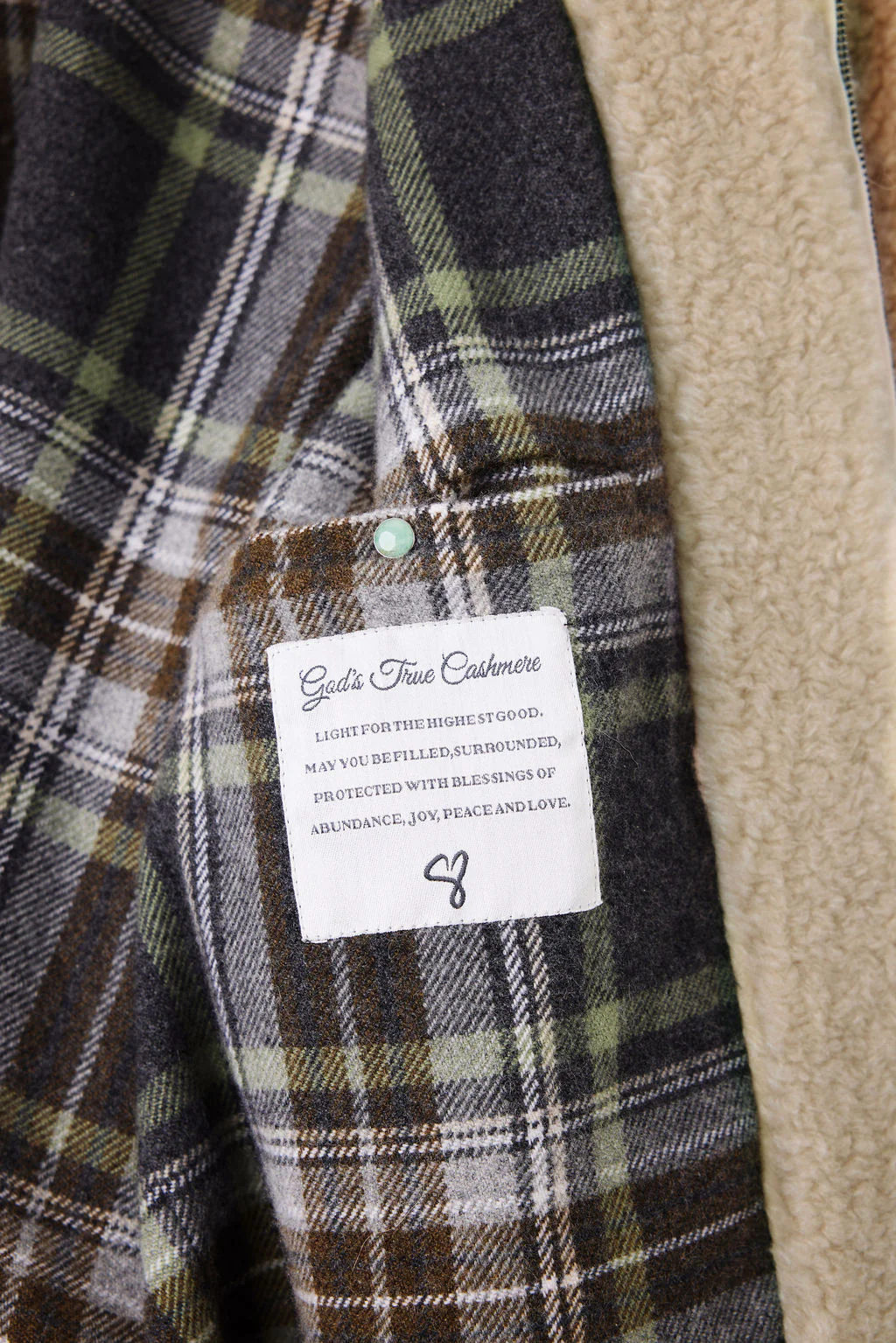 Light Grey Cashmere T-Bird Flight Jacket - Image 3