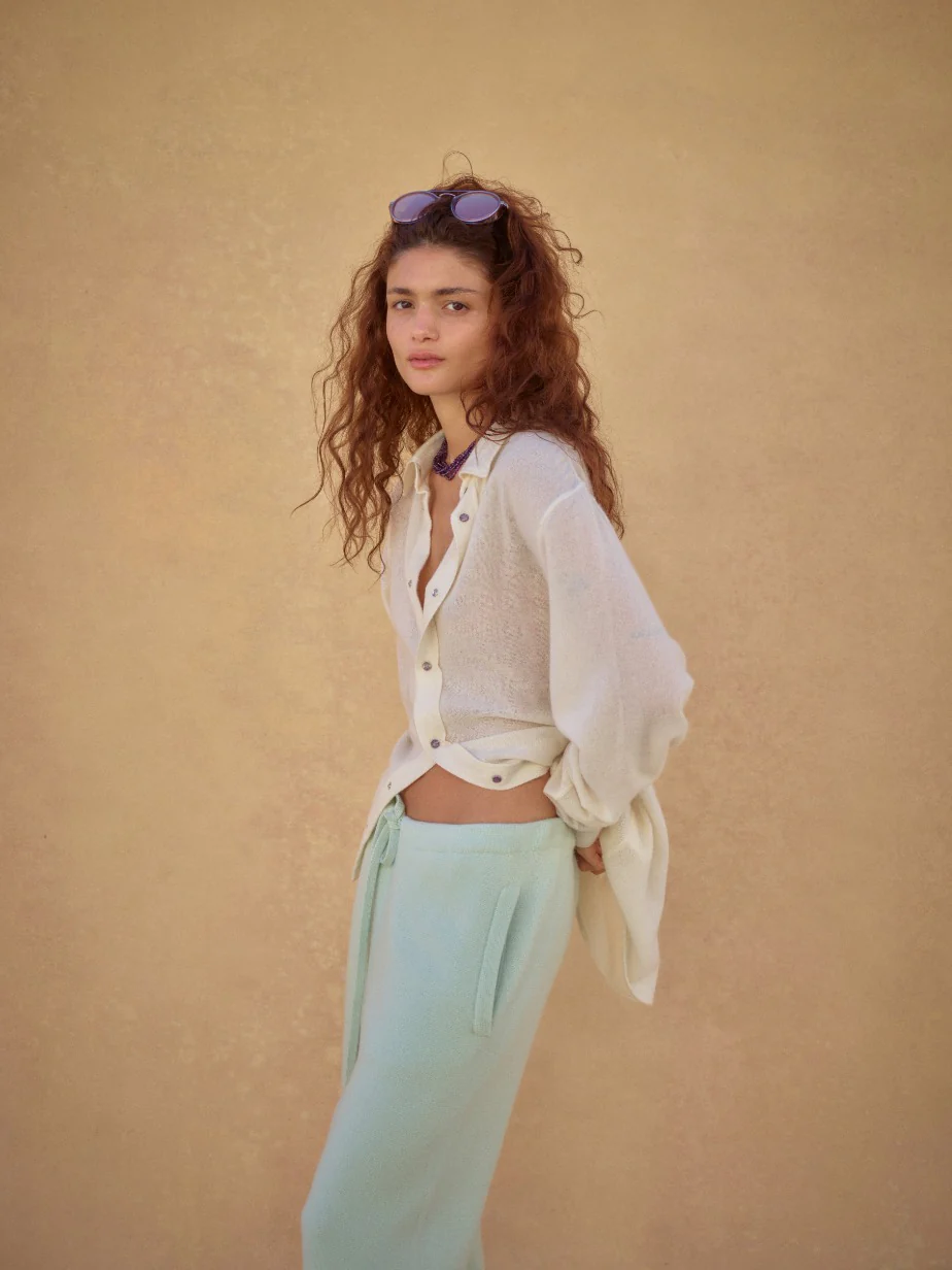 Mint Milano Cashmere Knit Pant - Image 4