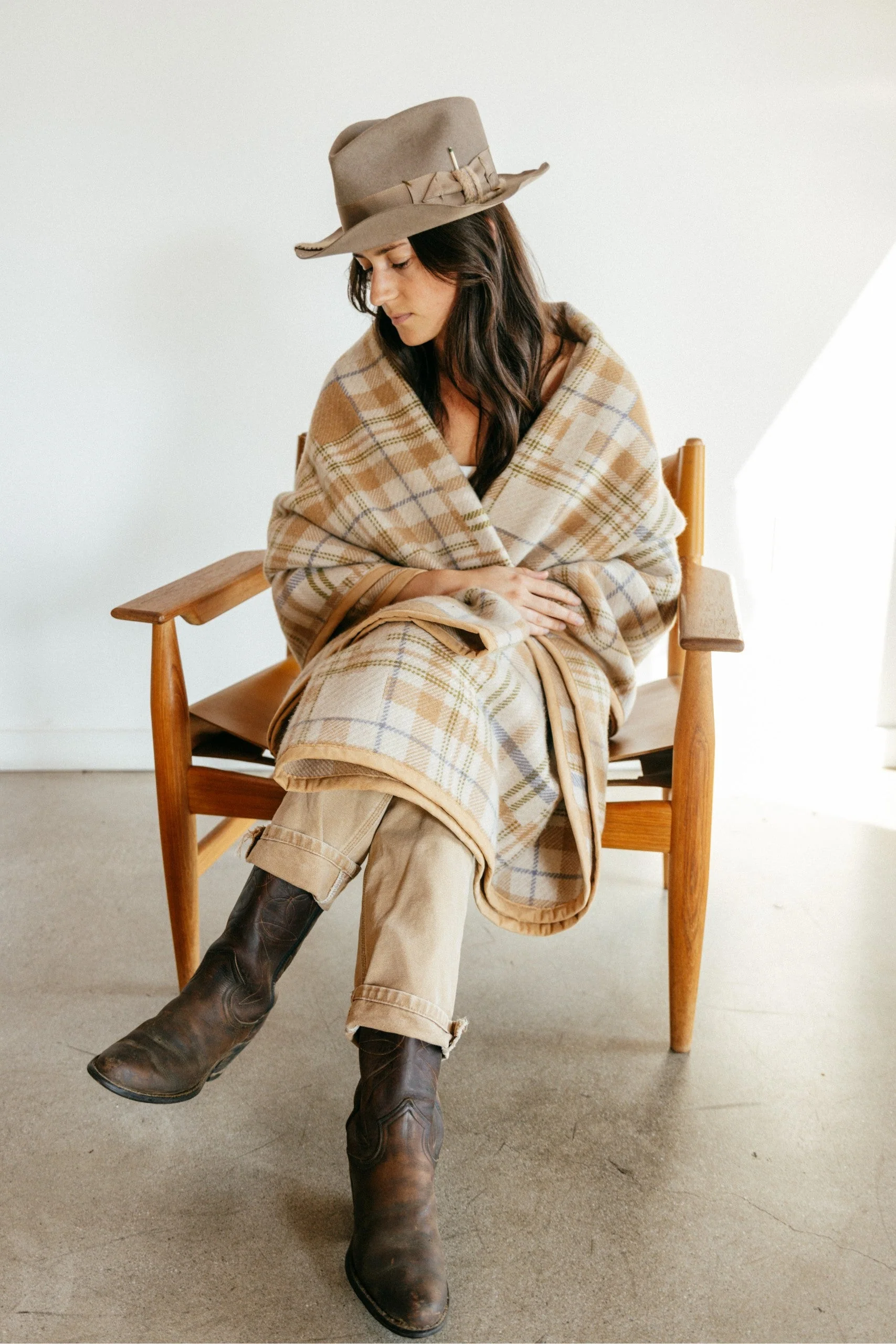 Cashmere Rain Drop Fedora - Image 6