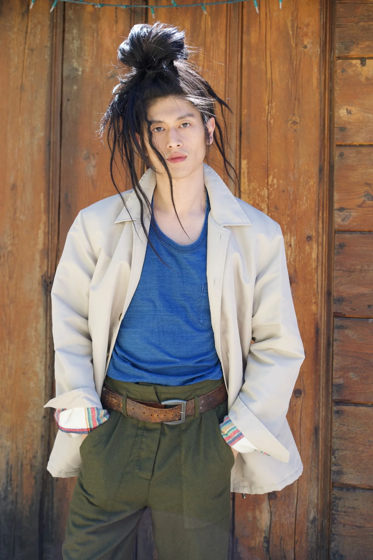 Parachute Cashmere Jacket - Taupe - Image 6