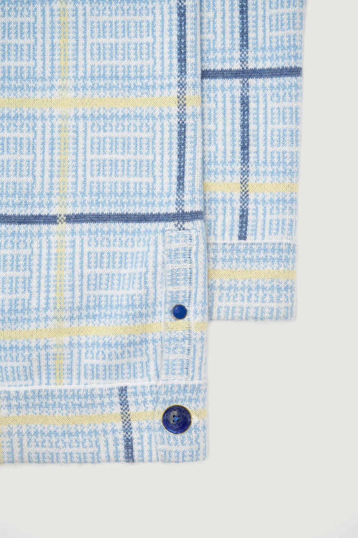 Rain Tartan Knit Cashmere Pant - Image 3