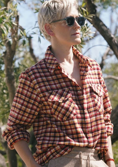 Time Tartan Cashmere Shirt - Image 4