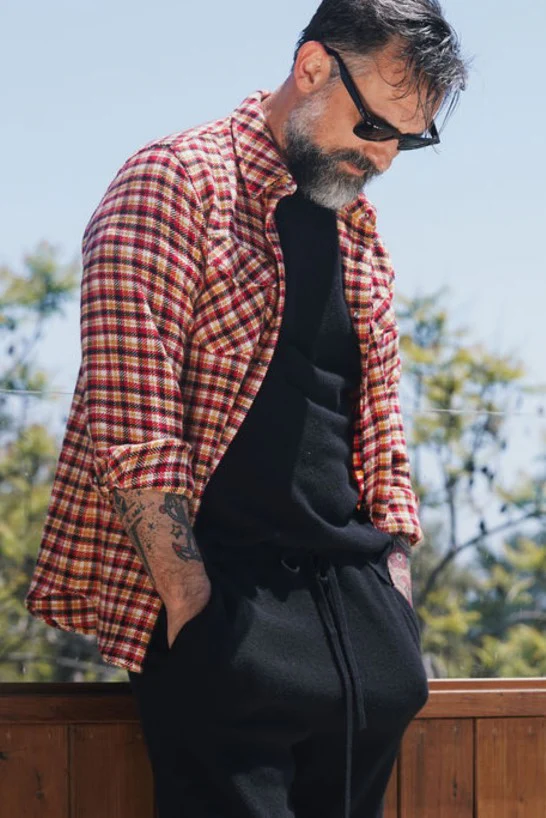 Time Tartan Cashmere Shirt - Image 5