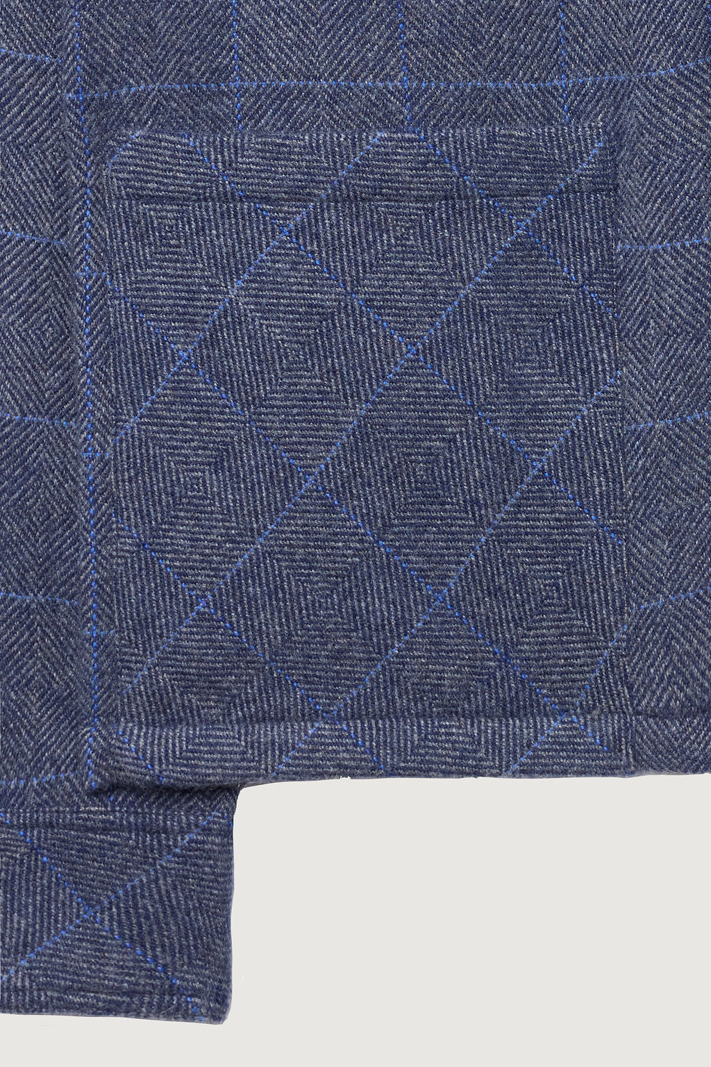 Wizard Herringbone Cashmere Lounge Jacket - Image 3